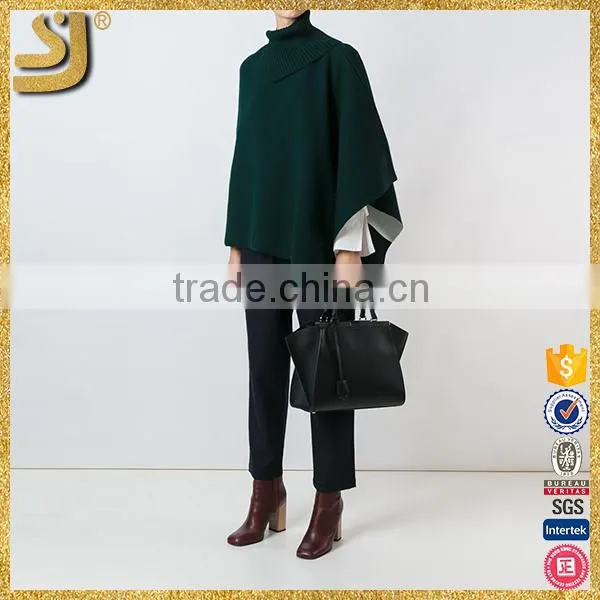 Cheap Fashion Ladies Asymmetric Knitted Woman Sweater photo-3