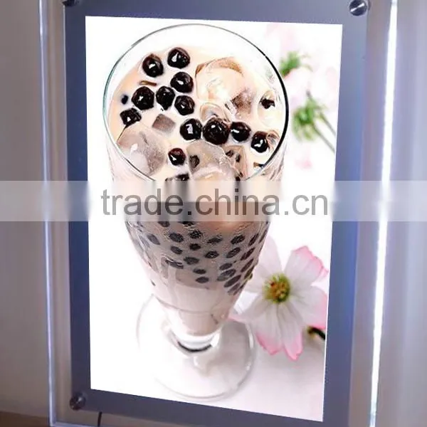 LED Menu Light Box Restaurant Led Advertising Lightbox Crystal Led Light Box photo-5