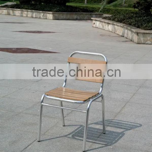 Outdoor Furniture Aluminum Wooden Bar Chair (YC055) photo-4