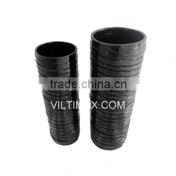 Recycle Rubber Vase With Metal Vase Inside