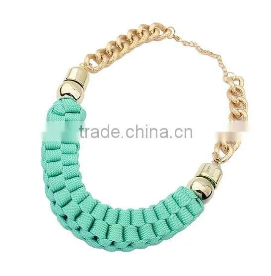 2015 Factory New Products Handmade Fabric Necklace photo-2