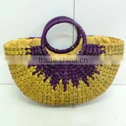 High Quality Best Selling Natural Water Hyancinth Lady Handbag From Vietnam