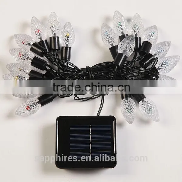 Color Changing LED Solar Christmas String Lights
