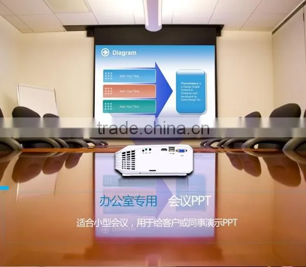 Wholesale 1000 Lumens Commercial Theater HDMI LED 1080p Android Projector HX888 Wifi Projetor photo-4