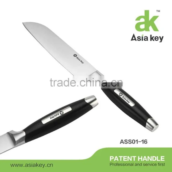 Best Price of 7pcs Chef Knife Set With ABS and SS Handle Acrylic Block photo-5