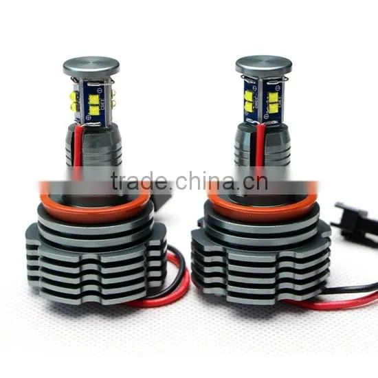 Led Headlight h8 40w Led Marker Angel Eyes 8 Led 3528 1400lm 6000k White Halo Light for Bmw E90 E91 E82 E87 F01 F02 E60 E61 x5 photo-3