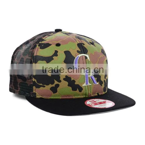 Wholesale Trucker Hat Logo Camo Cap Custom Trucker Mesh Cap photo-2