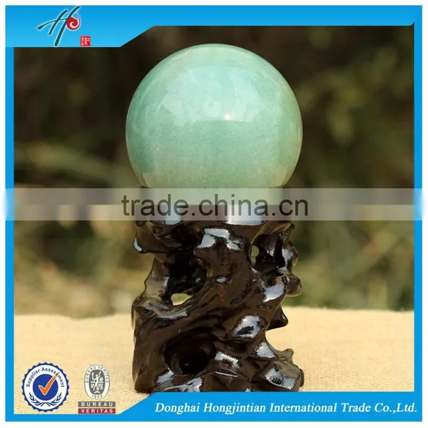 HJT Nature Green Aventurine Crystal Ball Personalized Quartz Sphere photo-2
