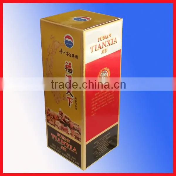 2014 New Style Customized Wine Box, Cardboard Wine Box