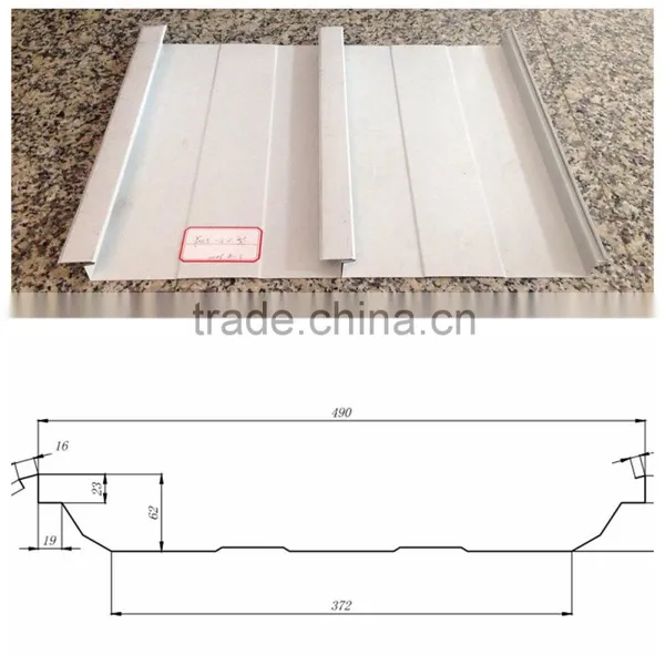 YX62-490 Hidden Roof Panel Roll Forming Machine photo-3