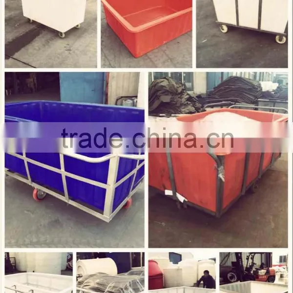 500L Used Plastic Laundry Carts With Wheels Made in China photo-4