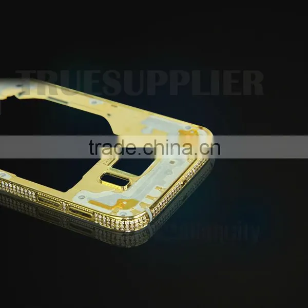 24Kt Gold Luxury Middle Plate for Samsung Galaxy s6 photo-3