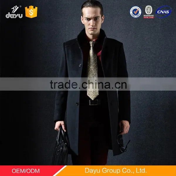 Fashion Winter Blue Long Overcoat Lamb Leather Fur Jacket Winter Custom Wool Jacket
