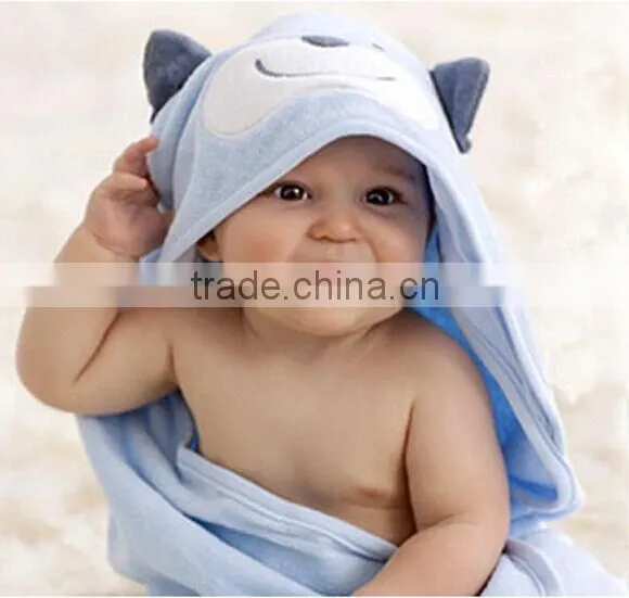 Hot Sale Super Soft 100% Cotton Kids Hooded Baby Bath Towel photo-3