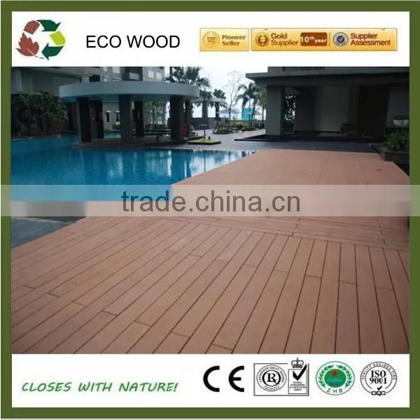 2016 Composite Decking in Canada/ Wood Plastic Composite Deck Board / WPC Outdoor Decking