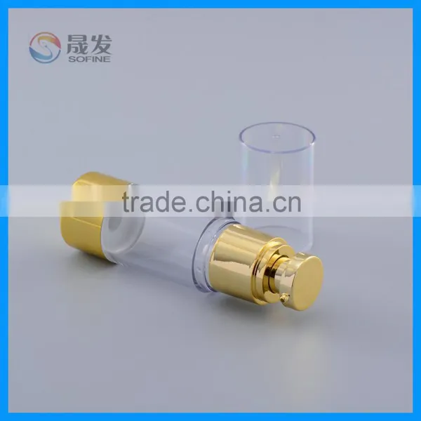 Clear Cosmetic Airless Pump Bottle photo-4