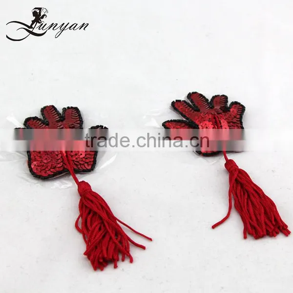 Junyan Sexy Lingerie Lady Party Silicone Nipple Pad Boobs Pasties Customized photo-4