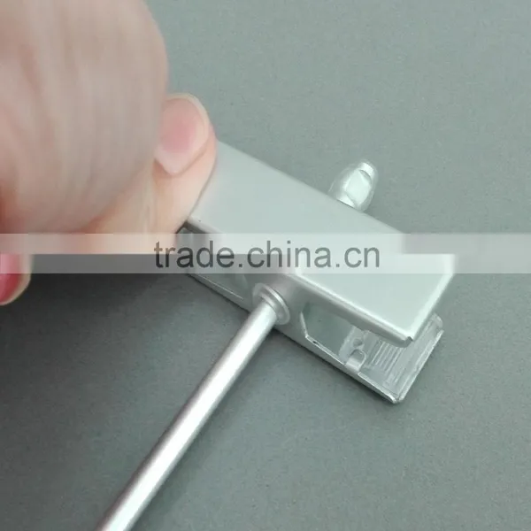 2016 Popular Light Weight Aluminium Silver Metal Clips Pants Hanger photo-5
