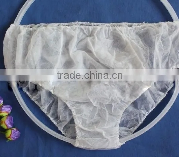 Disposable Nonwoven Hospital Salon Single Use Underwear for Women or Man photo-3