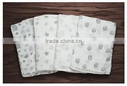 4-in-1 Bamboo Muslin Receiving Blankets photo-4