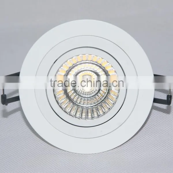 White Color Downlight Led 10w Triac Dimmable 7W 9W LED COB Round Downlight 230v photo-2