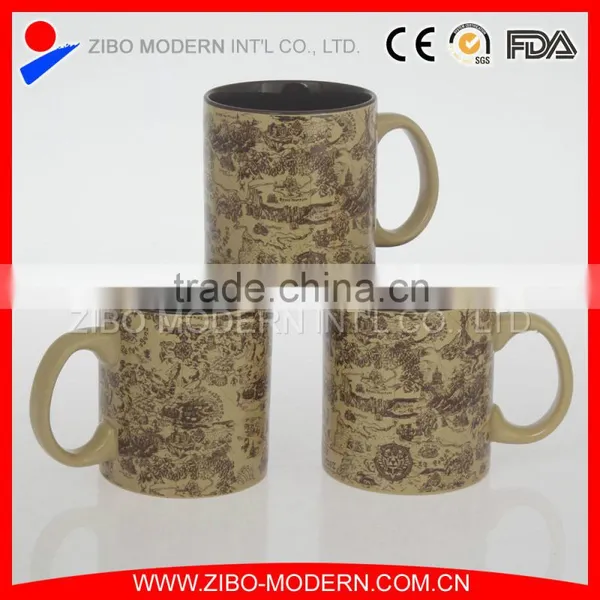 Stocked 20oz Cylinder Shape Mug With Emboss Decal Printing photo-2