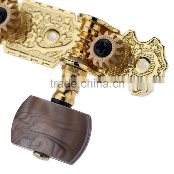 1 Pair Gold-Plated 3 Machine Head Classical Guitar String Tuning Keys Pegs photo-2