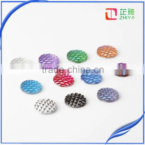 Stock!rhinestone Jewelry Accessories 12mm Flat Back Resin Rhinestone Cabochon photo-4