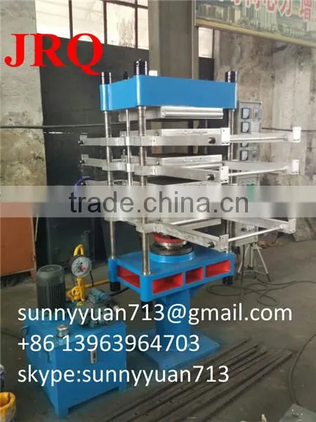 Hydraulic Rubber Ground Tile Press / Rubber Mat Vulcanizer/rubber Bricks Making Machine photo-3