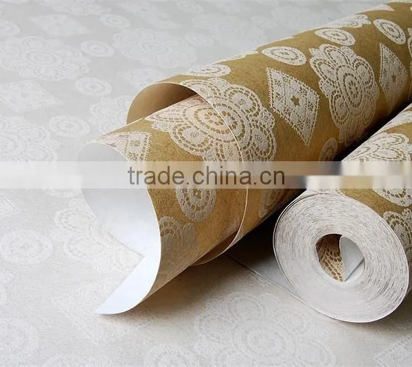 Golden Wall Paper Wallpaper Chinoiserie/chinses/china photo-5