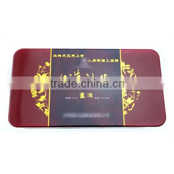 Food Grade Hinged Rectangle Beer Tinplate Tin Box photo-4
