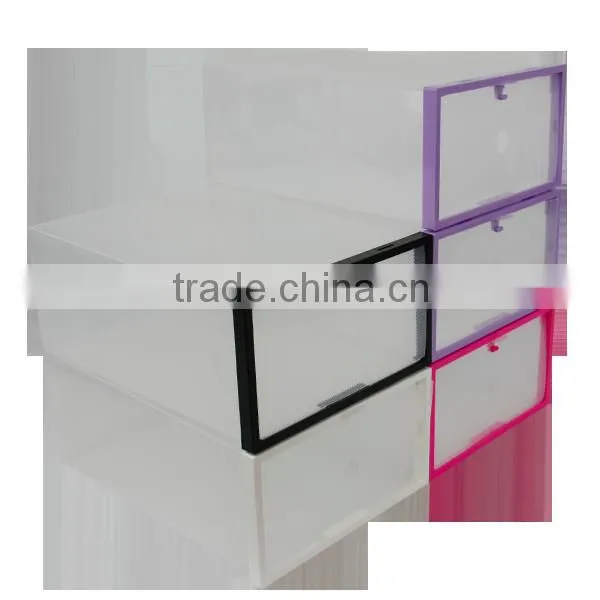 Most Popular Household Storage Plastic Fold up Boxes With Handle photo-4