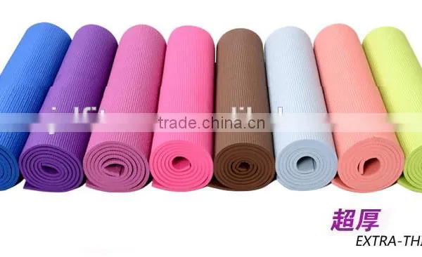 Custom Printed Yoga Pilate Type Digital Silk Screen Printing Yoga Mat With Comfort Foam and Carrying Straps
