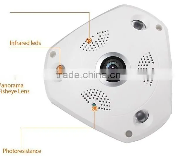 2016 New 360 Degree VR Camera Virtual Reality HD 960P Wireless P2P IP Camera photo-5