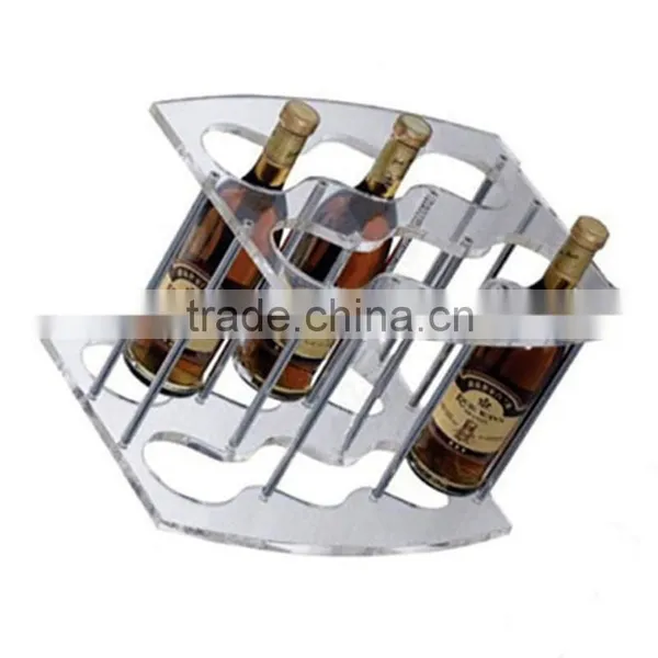 Custom Acrylic Wine Bottle Display Stand photo-3