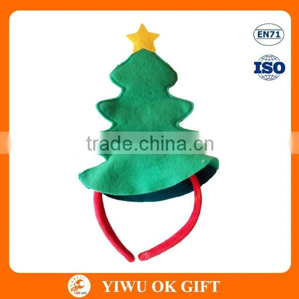 Christmas Tree Headband Pattern, Christmas Funny Headband, Christmas Hat Headband photo-2