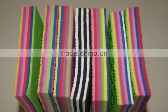 Natural Crepe Rainbow Color Rubber Sheets With Pattern photo-4