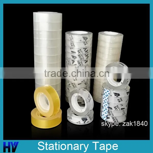 12mm Width Transparent High Quality Bopp Office Stationary Tape photo-3