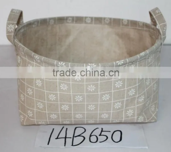 Different Fabric Linen Basket photo-3