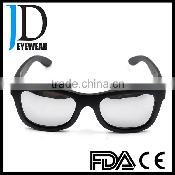 China Handmade Custom Natural Round Wood Sunglasses Wholesale European Style Eyeglass Frames