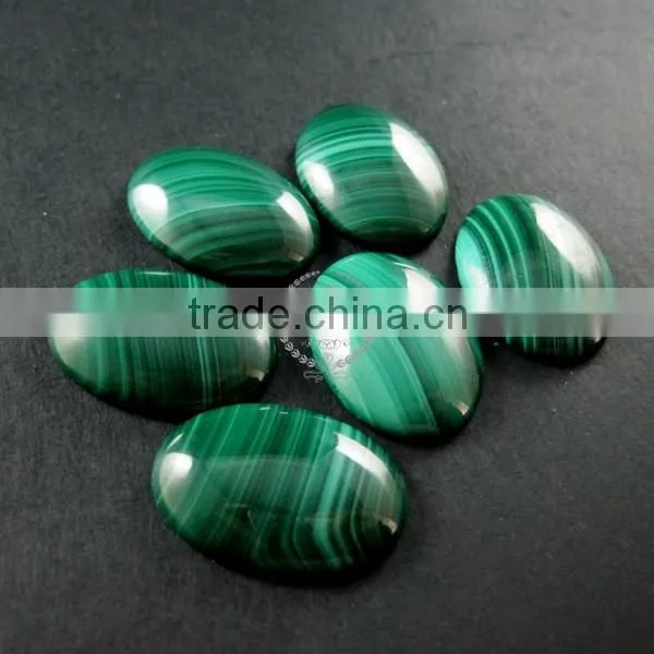 18x25mm Oval Peacock Green Malachite Cabochon DIY Supplies for Earrings,rings,pendant Charm Findings 4120063 photo-2