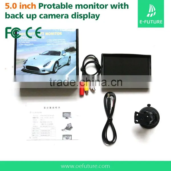 16:9 Screen Type and Dashboard Placement 5 Inch Car Tft Lcd Dashboard Monitor photo-6