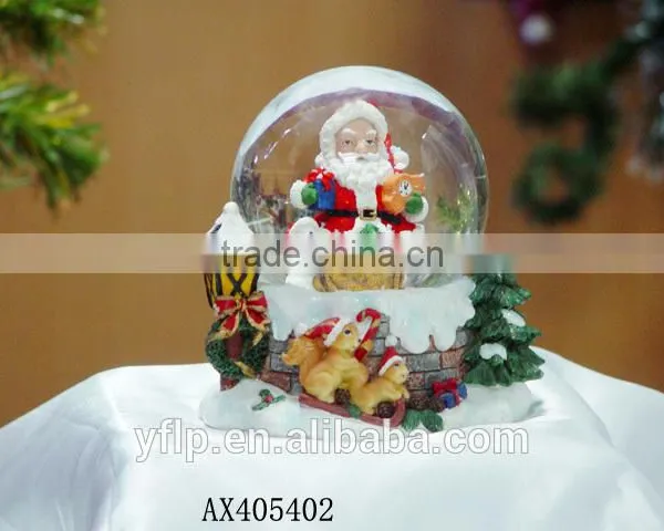 Resin Santa Claus for Crystal Ball Christmas Ornaments,traditional Santa Claus Crafts photo-3