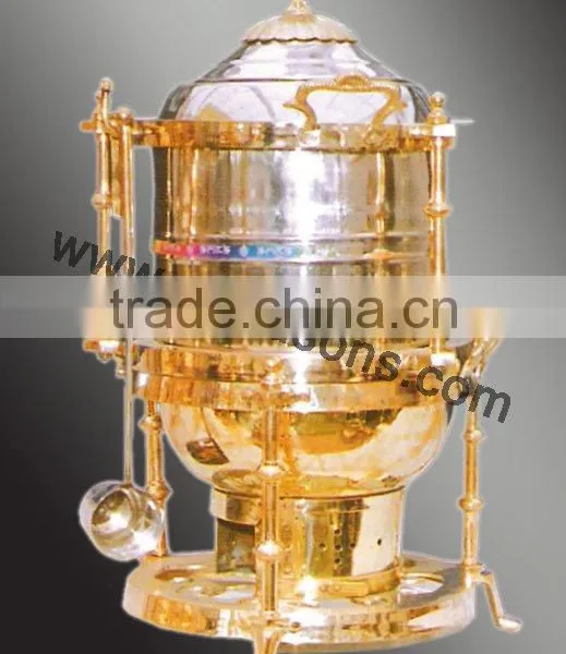 New Design Party Supplies Chafing Dish | Rounded Base Chafing Dish | Brass Plated Chafing Dish photo-3