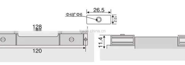 Cabinet Cupboard Kitchen Double Magnetic Door Catch photo-2