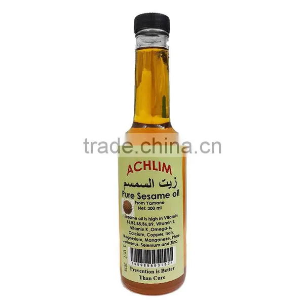 Pure 100% Sesame Oil Achlim Oil Cold Pressed