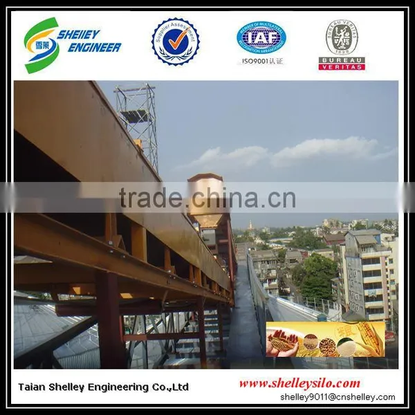 Grain Conveying Rubber Belt Conveyor System Price photo-3