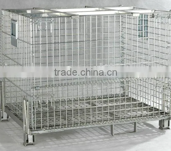 Galvanized Wire Mesh Container With Decking
