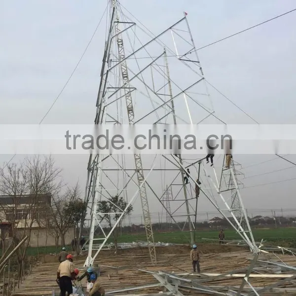 Aluminum Alloy A-shape Tubular Gin Pole photo-2