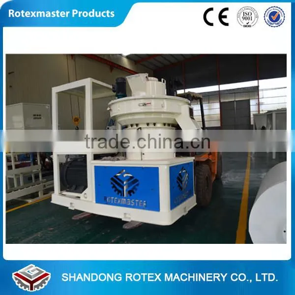 1-1.5T/H Vertical Ring Die Tree Braches Leaf Corn Cob Wood Sawdust Pellet Mill photo-2